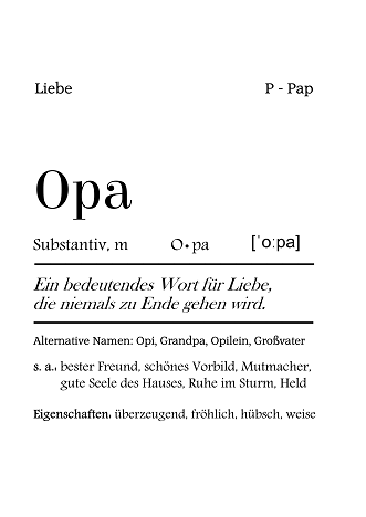 Kunstdruck OPA Definition